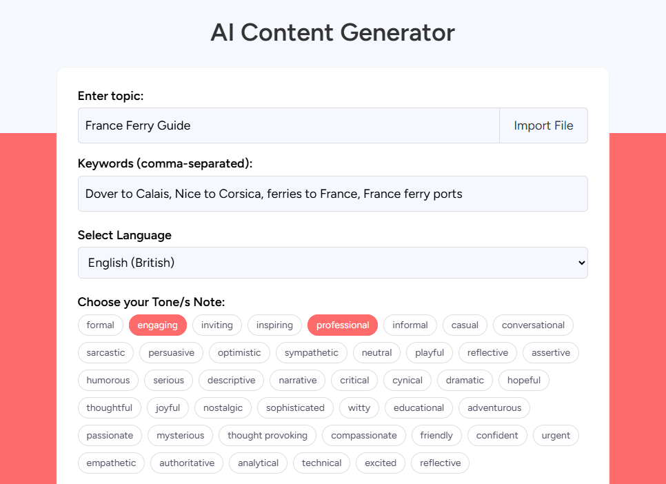 ai content generator 1