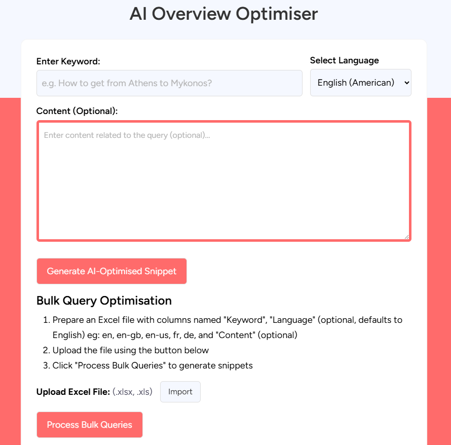 ai overview optimiser seo
