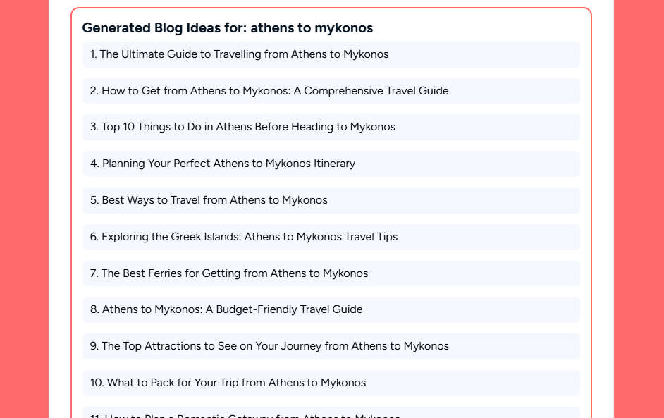 content ideas generator tool