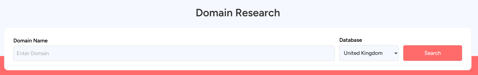 domain research seo tool