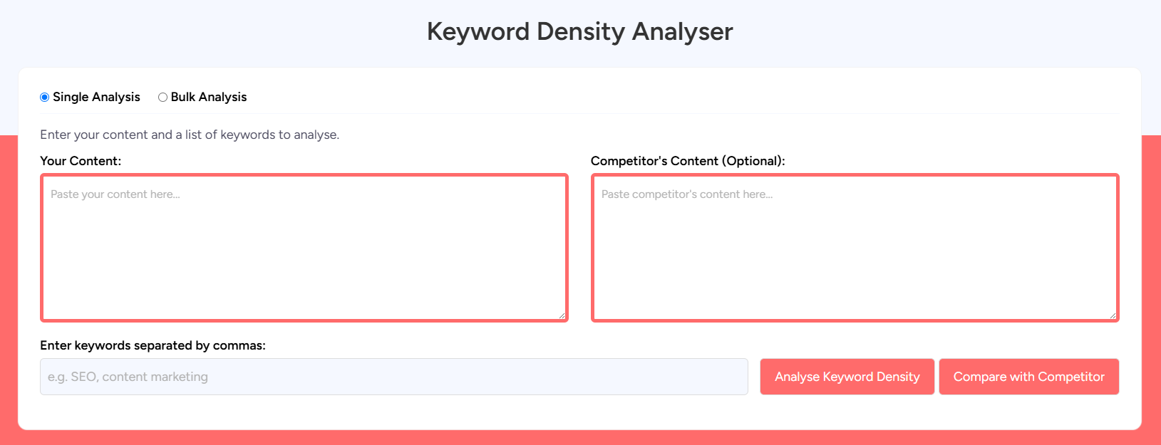 seo keyword density analyser tool